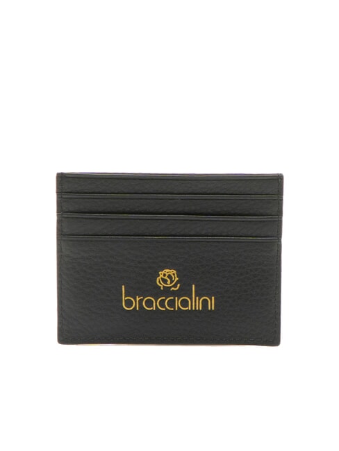 BRACCIALINI BASIC Porta carte credito pelle nero - Portafogli Donna