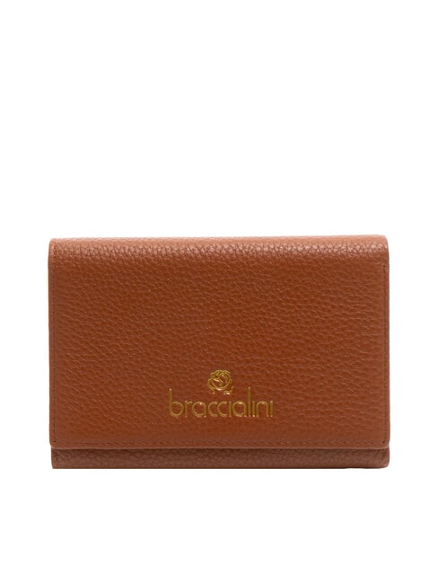 BRACCIALINI BASIC Portafoglio medio in pelle marrone - Portafogli Donna