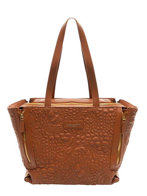 BRACCIALINI GINGER Borsa shopping a spalla marrone - Borse Donna