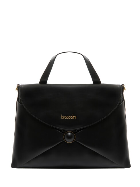 BRACCIALINI NAOMI Borsa a cartelletta in pelle nero - Borse Donna
