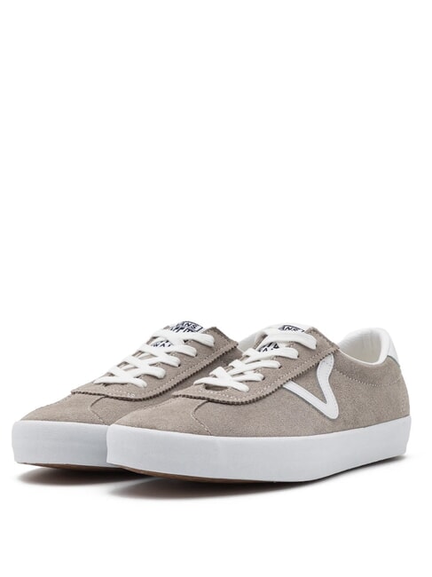 VANS SPORT LOW  Sneakers in pelle khaki/white - Scarpe Unisex