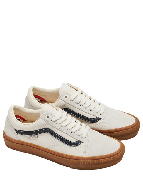 VANS SKATE OLD SKOOL  Sneakers in pelle marshmallow/gum - Scarpe Unisex