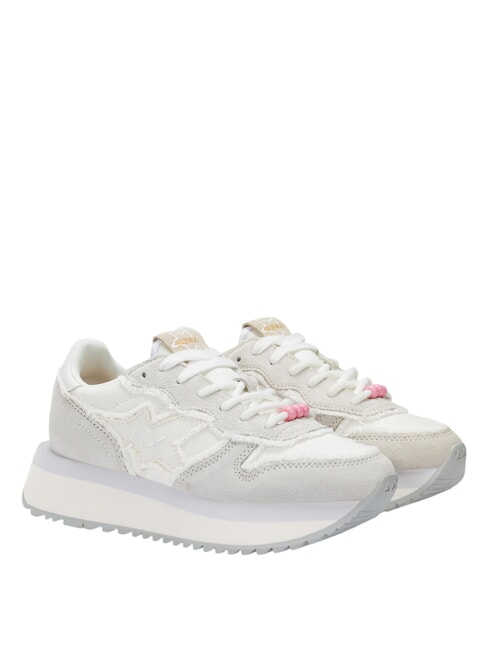 SUN68 BIG STARGIRL CANVAS Sneakers biancopan - Scarpe Donna