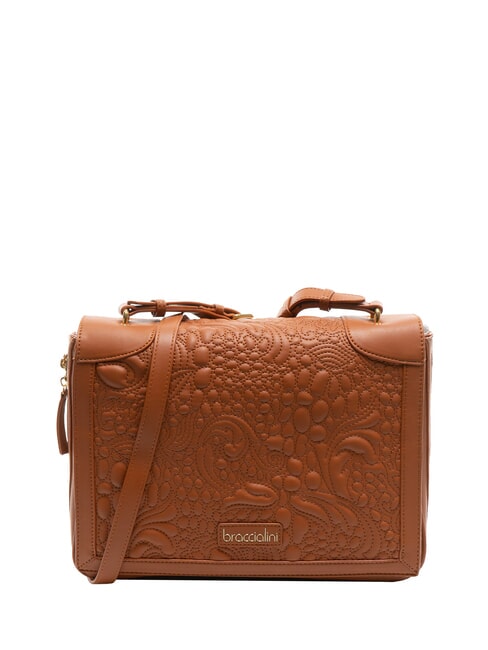 BRACCIALINI GINGER Borsa a tracolla con flap marrone - Borse Donna