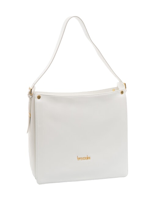 BRACCIALINI GRETA Borsa a sacca in pelle bianco - Borse Donna