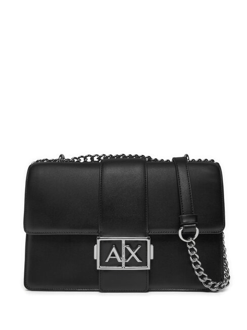 BORSA DONNA ARMANI EXCHANGE jodie borsa a tracolla media BLACK ND BLACK XW000070