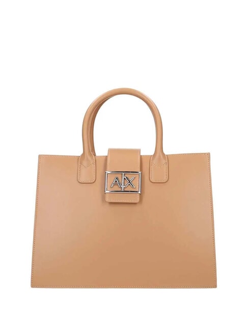 ARMANI EXCHANGE JODIE Borsa a mano media camel rose - Borse Donna