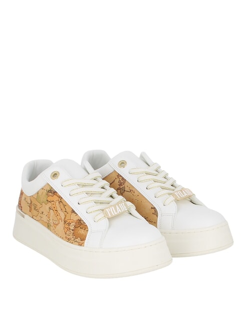 ALVIERO MARTINI PRIMA CLASSE GEO JUNIOR Sneakers Bianco/Geo Beige - Scarpe Donna