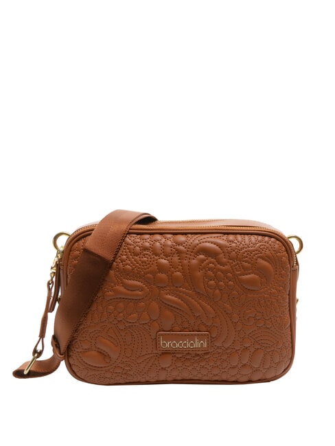 BRACCIALINI GINGER Borsa camera case trapuntata marrone - Borse Donna
