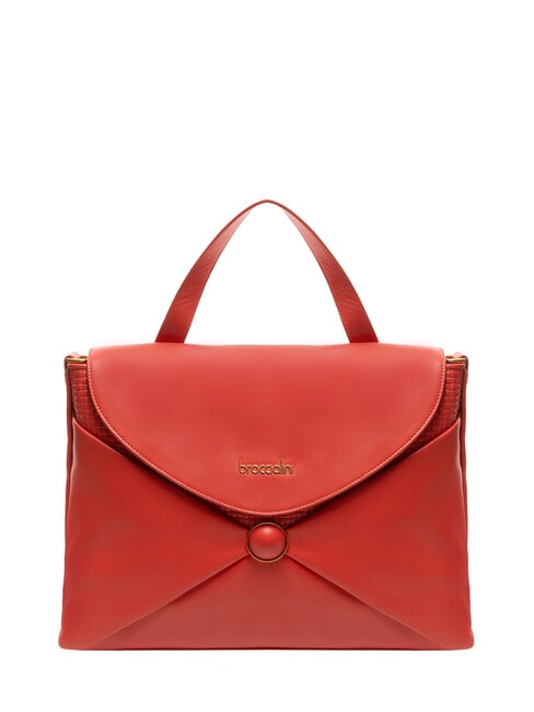 BRACCIALINI NAOMI Borsa a cartelletta in pelle rosso - Borse Donna