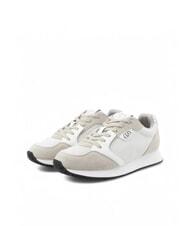 LIUJO VIBE 03 Sneakers running in pelle e tessuto sand/white - Scarpe Donna - 1