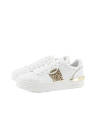 LIUJO SILVIA 906 Sneakers con banda glitterata glitter white/gold - Scarpe Donna - 1