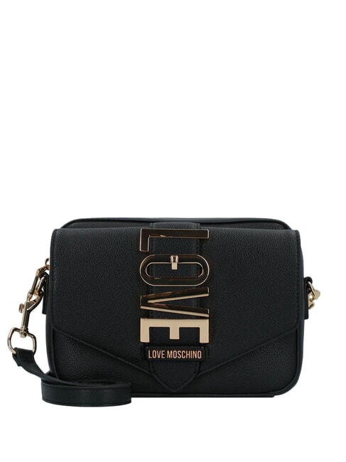 LOVE MOSCHINO VERTICAL LOGO Mini Bag a tracolla Nero - Borse Donna