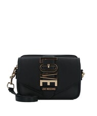LOVE MOSCHINO VERTICAL LOGO Mini Bag a tracolla Nero - Borse Donna - 1