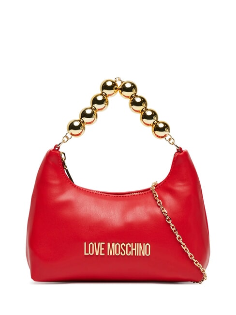 LOVE MOSCHINO CHAIN Mini Bag a mano, con tracolla ROSSO - Borse Donna