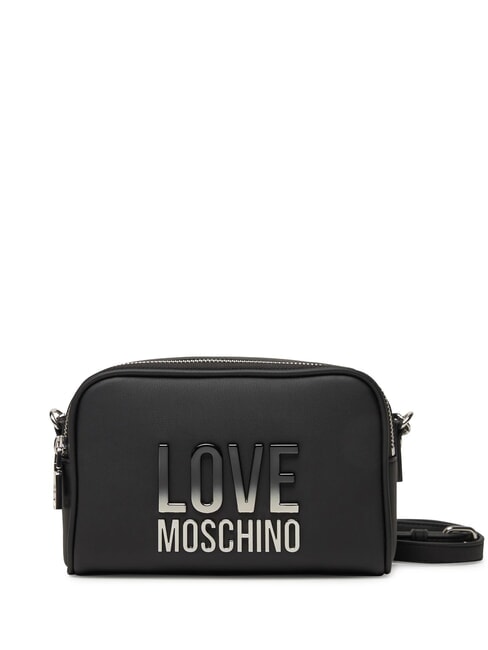 LOVE MOSCHINO BIG LETTERING Mini Bag a tracolla Nero/nero - Borse Donna