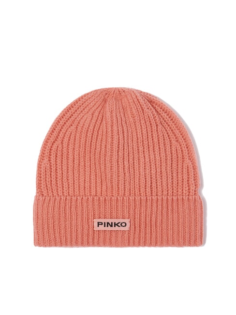 PINKO LAMBKIN  Cappello in lana rosso-corallo acceso - Cappelli