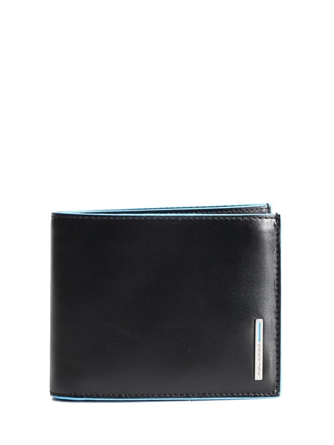 PIQUADRO BLUE SQUARE  Portafoglio in pelle, con flap Nero - Portafogli Uomo