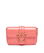 PINKO LOVE ONE Borsa mini lucida a tracolla - Borse Donna
