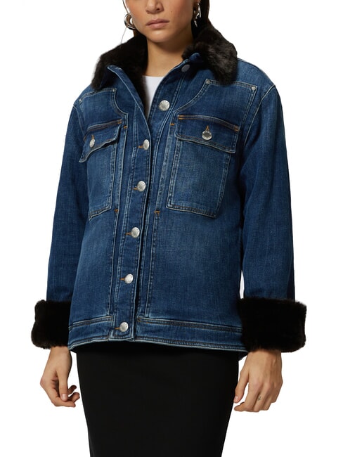 PINKO POP Giacca in denim con applicazioni lavaggio vintage medio scuro - Giacche Donna