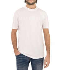 JOHN RICHMOND SOULOKU T-shirt con logo in rilievo off-white - T-shirt Uomo - 1