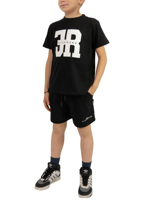 JOHN RICHMOND VADUL Set T-shirt e bermuda black - Tute bambini