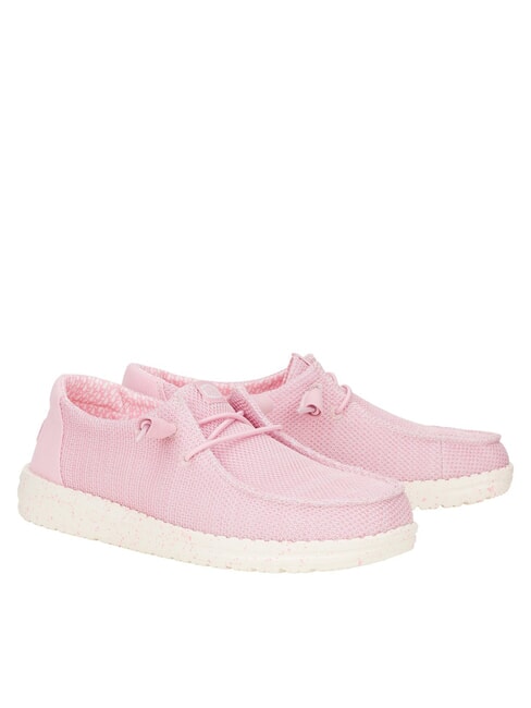 HEY DUDE WENDY STRETCH SOX Mocassini in tessuto stretch rosette - Scarpe Donna