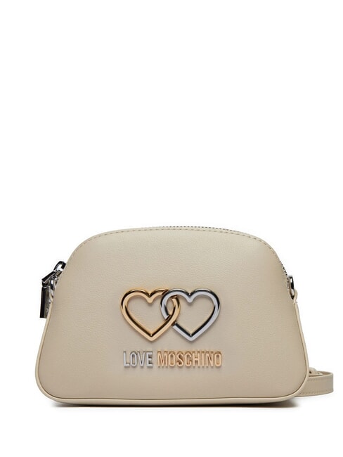 LOVE MOSCHINO TWINS Mini Bag a tracolla avorio - Borse Donna
