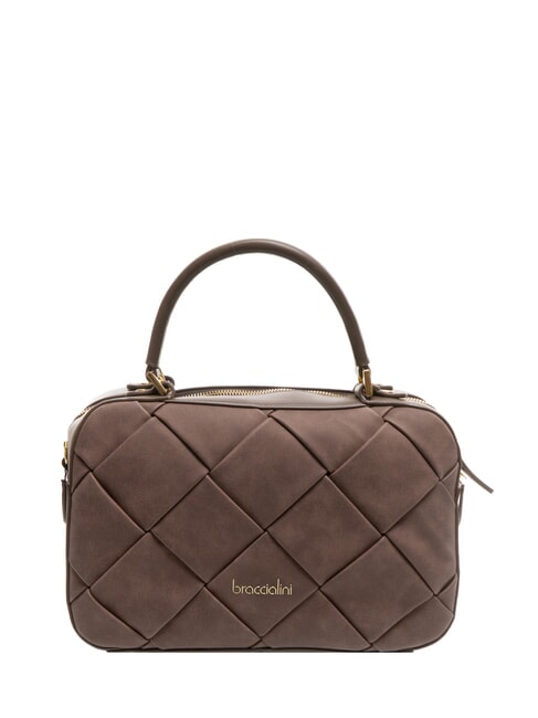 BRACCIALINI ICONS Borsa a bauletto con tracolla marrone - Borse Donna