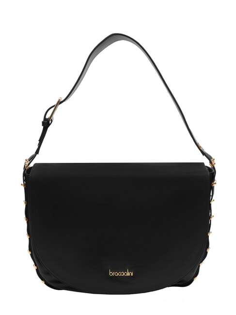 BRACCIALINI NORA Borsa a spalla in pelle nero - Borse Donna