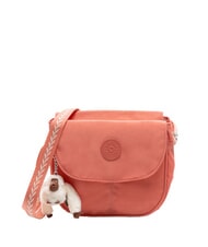KIPLING CATIA Borsa piccola a tracolla con flap vintage pink furry monkey - Borse Donna - 1