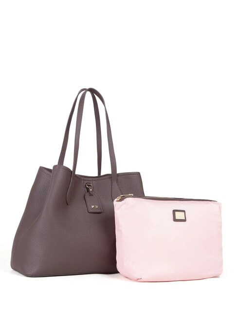 V73 VIVIENNE Borsa shopping con pochette moro - Borse Donna