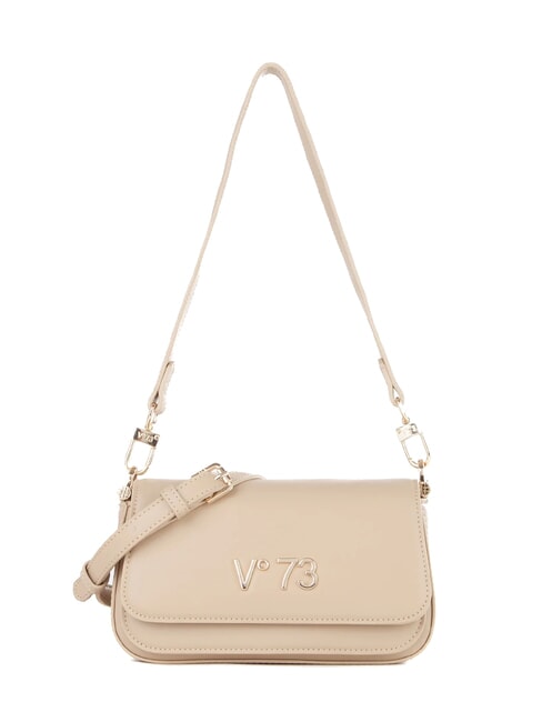 V73 BAMBOO BAG Borsa con pattina doppia funzione beige - Borse Donna