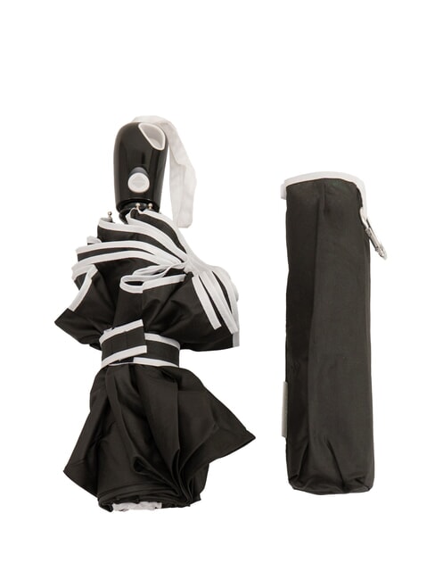 FERRÈ MINI Ombrello automatico Open/Close nero / bianco - Ombrelli