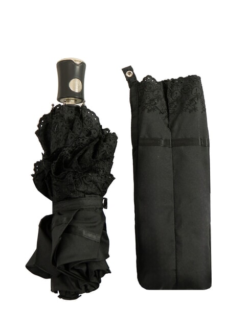 FERRÈ MINI Ombrello pieghevole apertura automatica black01 - Ombrelli