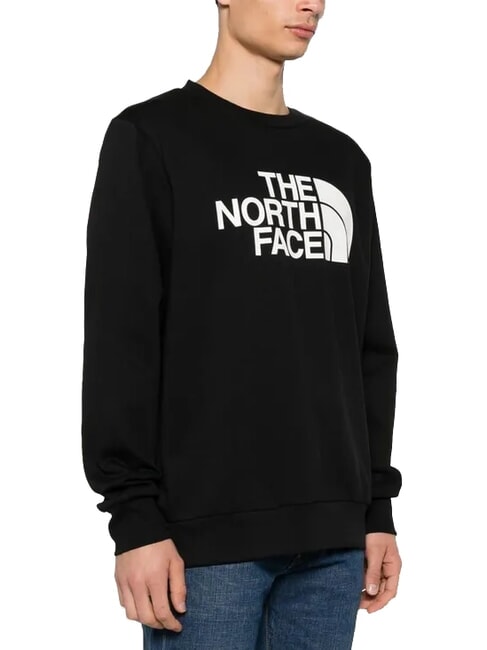 THE NORTH FACE EASY Felpa girocollo maxi logo tnf black - Felpe Uomo