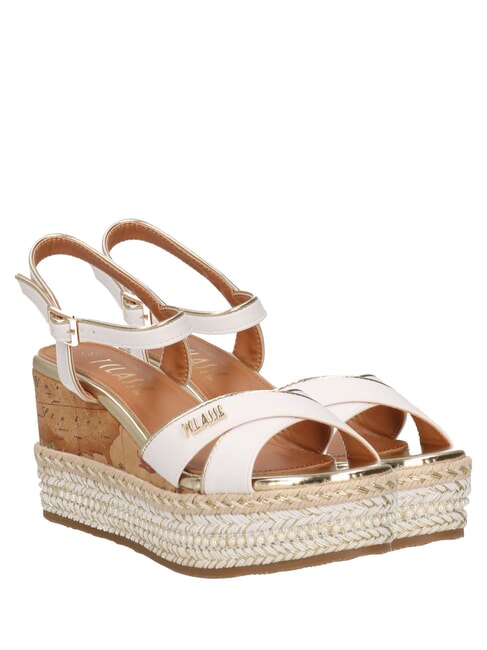 ALVIERO MARTINI PRIMA CLASSE GEO  Sandali Espadrillas alti bianco - Scarpe Donna