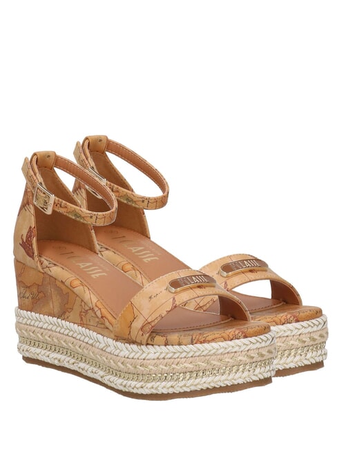 ALVIERO MARTINI PRIMA CLASSE GEO  Sandali Espadrillas con zeppa NATURALE - Scarpe Donna