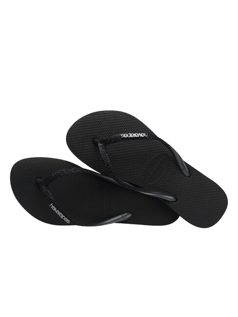 HAVAIANAS SLIM GLITTER II Infradito black black - Scarpe Donna