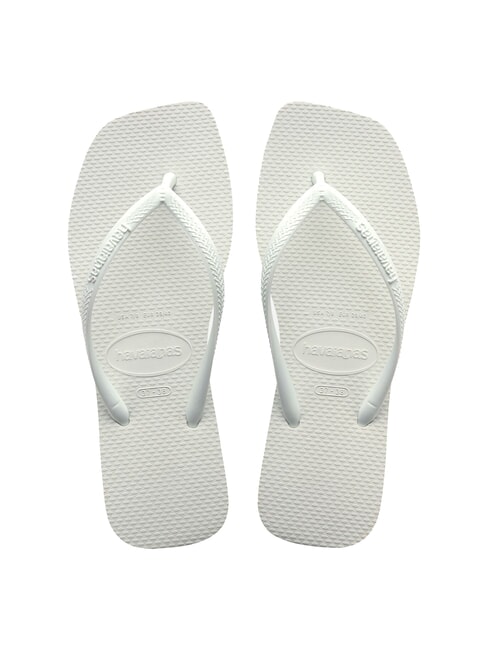 HAVAIANAS SLIM SQUARE Infradito punta quadrata white - Scarpe Donna