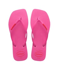 HAVAIANAS SQUARE LOGO Infradito pinkflux - Scarpe Donna - 1