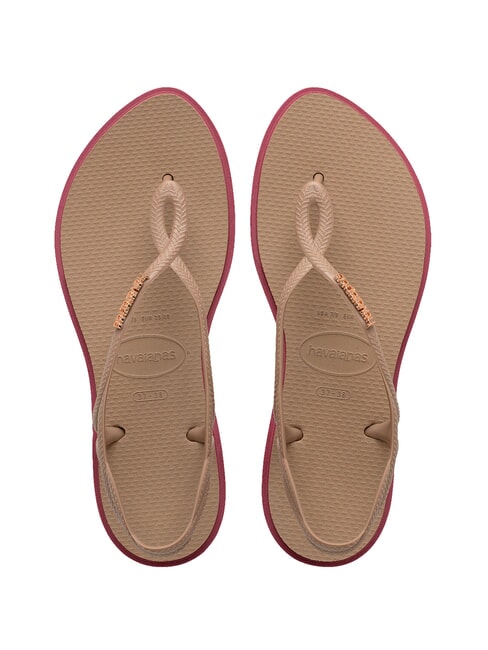 HAVAIANAS LUNA POINT Sandalo infradito rose/gold - Scarpe Donna