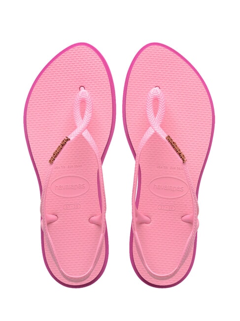 HAVAIANAS LUNA POINT Sandalo infradito pink glow - Scarpe Donna