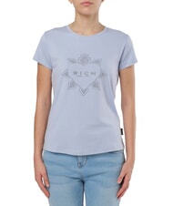 JOHN RICHMOND BAHRENS T-shirt stretch con stampa cuore - T-shirt e Top Donna