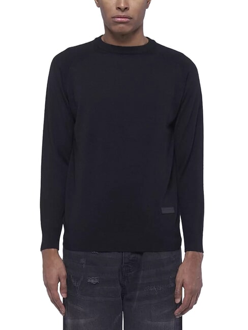 RICHMOND X MORI Maglioncino a girocollo black2 - Maglie Uomo