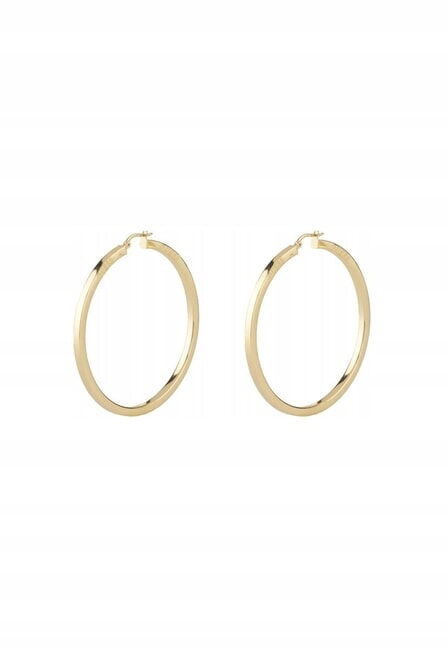 GUESS HOOPS I DID IT AGAIN Orecchini a cerchio medi yellow gold - Orecchini