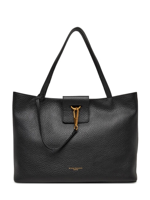 GIANNI CHIARINI MARISOL Borsa shopping in pelle Nero - Borse Donna