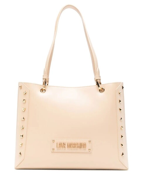LOVE MOSCHINO BORCHIE Borsa Tote a spalla beige - Borse Donna