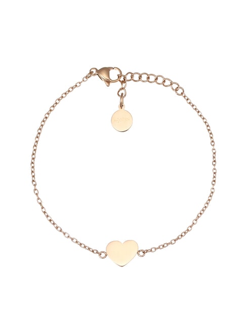 AMEN ACCIAIO Bracciale con charm cuore rose - Bracciali Donna