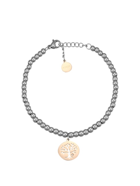 AMEN ACCIAIO Bracciale con albero della vita acciaio/rose - Bracciali Donna